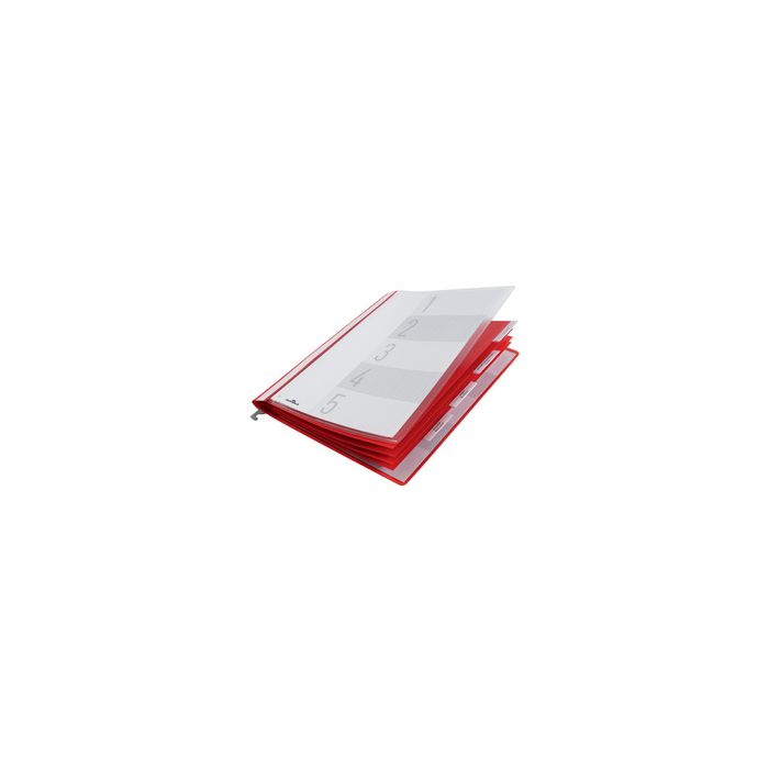 DURABLE Personalhefter mit Hängeschiene, DIN A4, rot x5