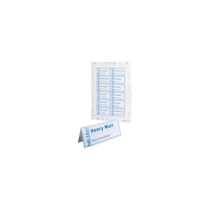 DURABLE Planches d'impression pour porte-noms, blanc