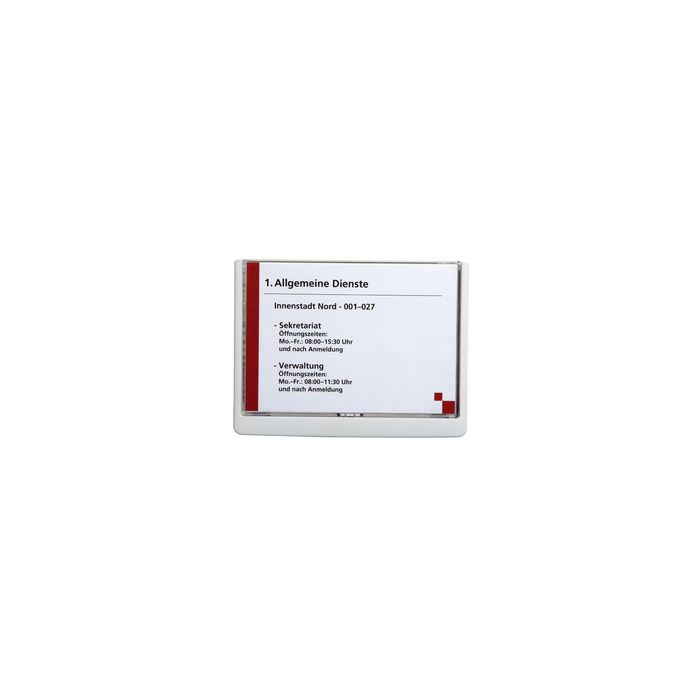 DURABLE Plaque de porte CLICK SIGN, format A5, blanc
