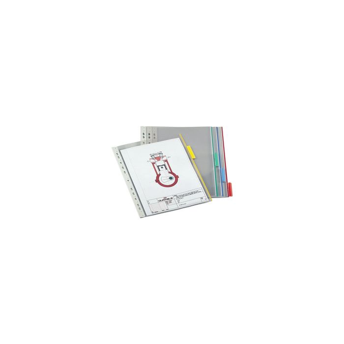 DURABLE Plaque pochette FUNCTION, A4, transparent x5