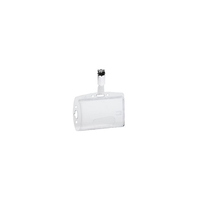 DURABLE Porte-badge, boîtier rigide, avec clip, 54 x 85 mm