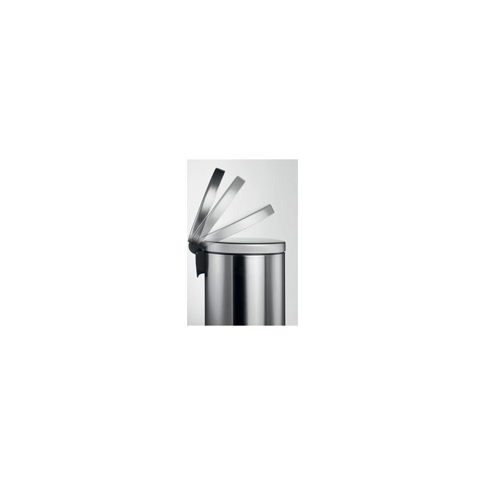 DURABLE Poubelle à pédale métal, rond, 5 litres, anthracite