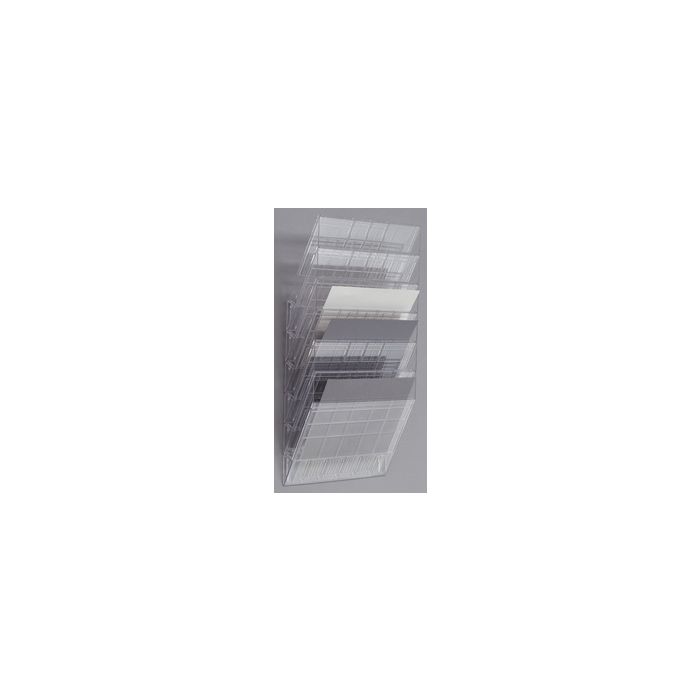 DURABLE Set porte-brochures "FLEXIBOXX 6", A4, transparent