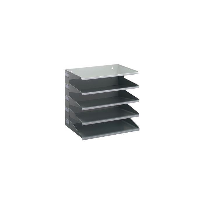 DURABLE Station de tri Business, 5 compartiments, gris