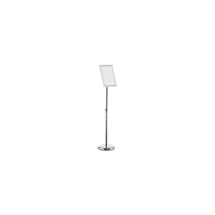 DURABLE Support d'information, cadre alu rabattable, A4