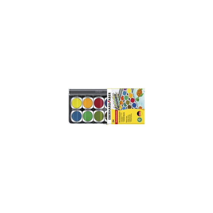 EBERHARD FABER Boîte de peinture WINNER, 24 couleurs