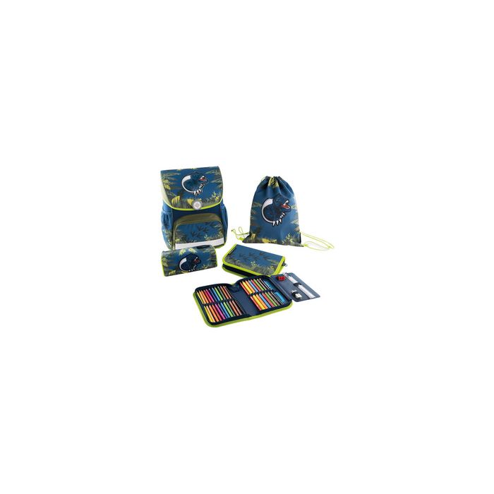 EBERHARD FABER Kit cartable EFAlino Dinosaure, 4 pièces