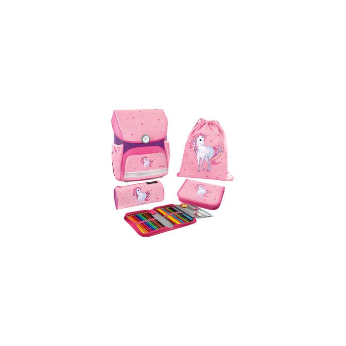 EBERHARD FABER Kit cartable EFAlino Licorne, 4 pièces