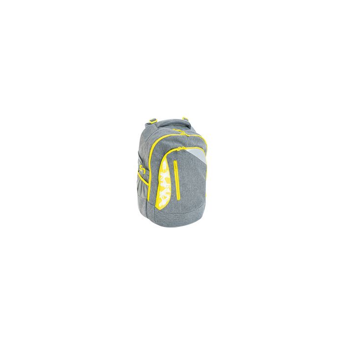 EBERHARD FABER Sas à dos scolaire X-Style, gris / jaune fluo