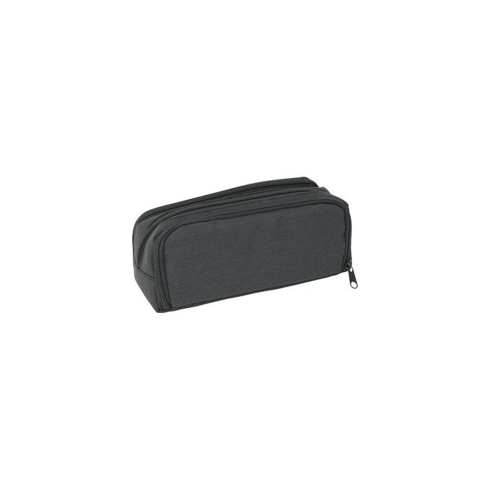 EBERHARD FABER Trousse, 3 compartiments, anthracite/noir