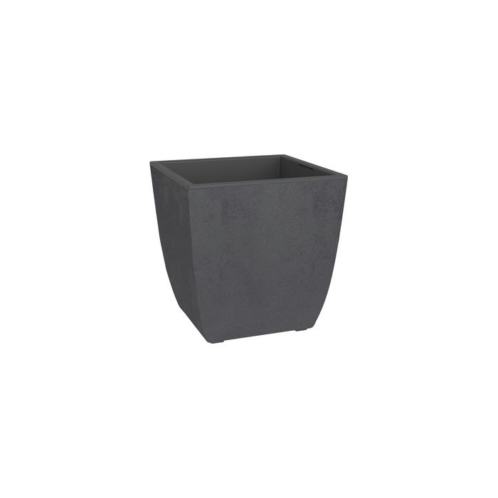 poétic Bac à plantes BASALT Diva, carré, 435 mm, anthracite