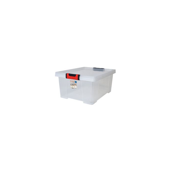 EDA Boîte de rangement CLiPSTOCK, 5 litres, PP, transparent