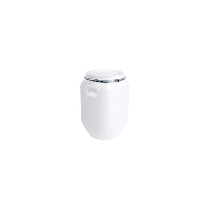 EDA Fût de stockage, 50 litres, plastique, blanc