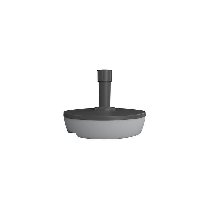 EDA Pied de parasol, plastique, rond, 495 mm, bicolore