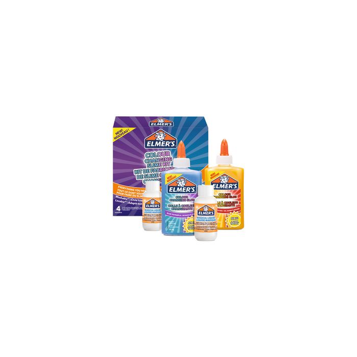 ELMER'S Slime Kit "Color Changing Slime Kit", 4 pièces