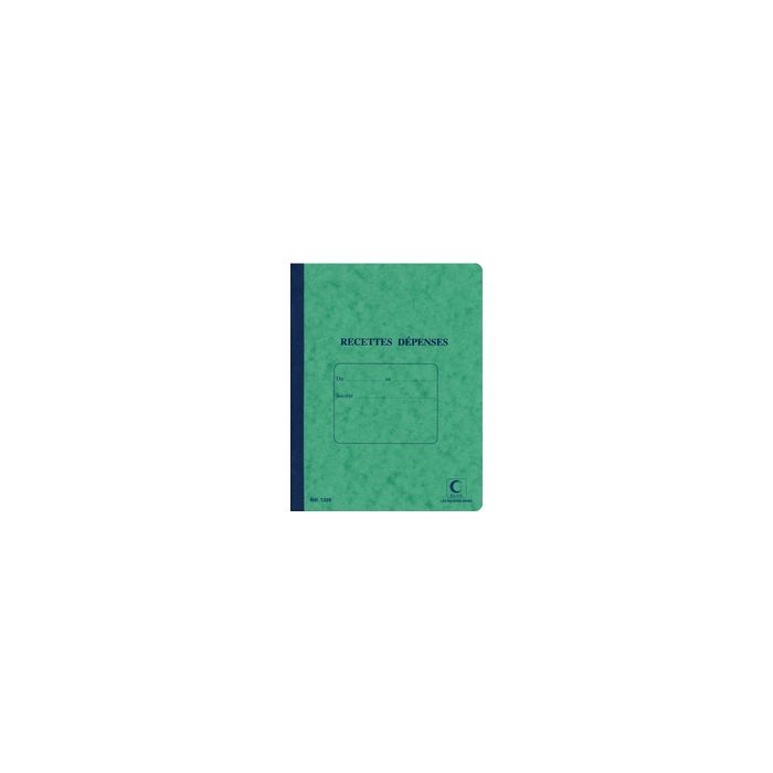 ELVE Piqûre "Recettes/Dépenses", 80 pages, 297 x 210 mm