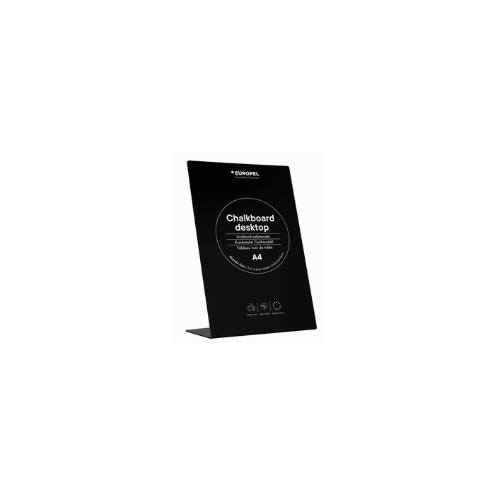 EUROPEL Ardoise de table L-Standard, A6, noir