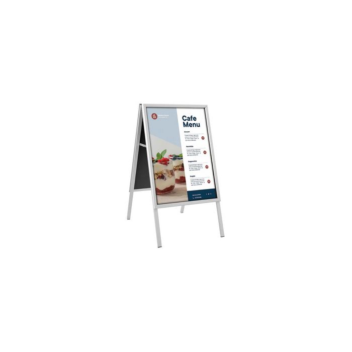 EUROPEL Panneau trottoir CLASSIC, A1, argent