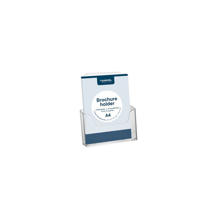 EUROPEL Porte-brochures, A4 paysage, transparent
