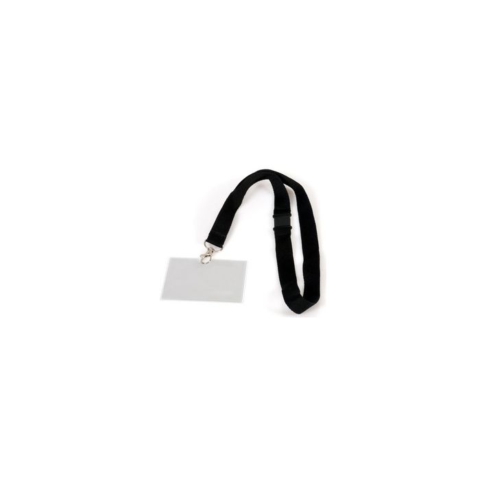 EUROPEL Porte-nom avec cordon textile, 90 x 60 mm