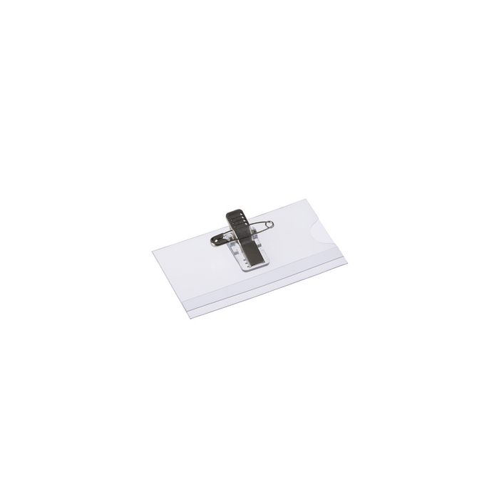 EUROPEL Porte-nom, avec pince combinée, 60 x 90 mm
