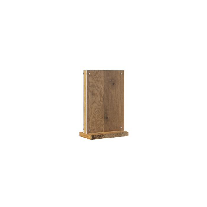 EUROPEL Présentoir de table Deluxe, A5 portrait, socle bois