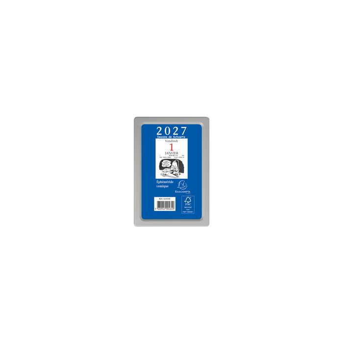 EXACOMPTA Bloc éphémeride comique, 2027, 65 x 97 mm