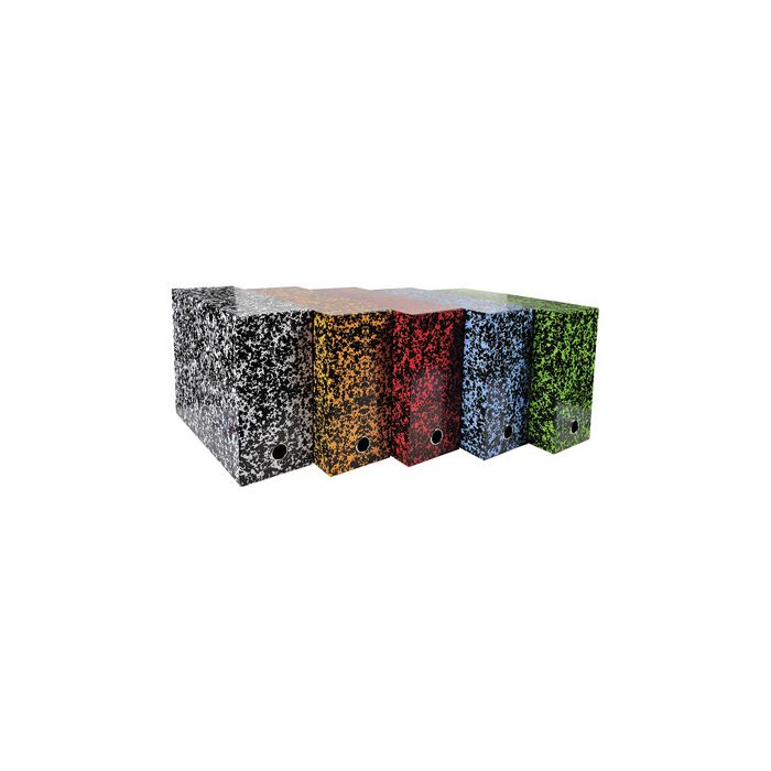 EXACOMPTA Boîte transfert Annonay, carton, 120 mm, assorti x5