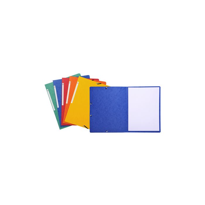 EXACOMPTA Chemise à élastiques, format A4, en carton, jaune x10