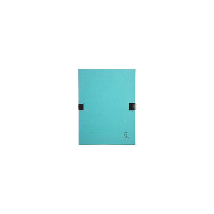 EXACOMPTA Chemise à dos extensible N'CLIP, A4, turquoise
