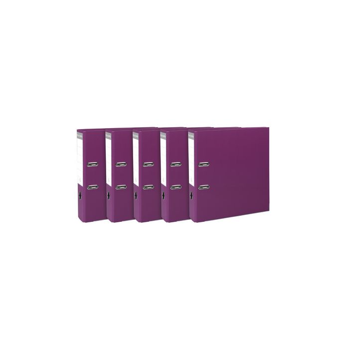 EXACOMPTA Classeur à levier Premium, A4, 80 mm, fuchsia