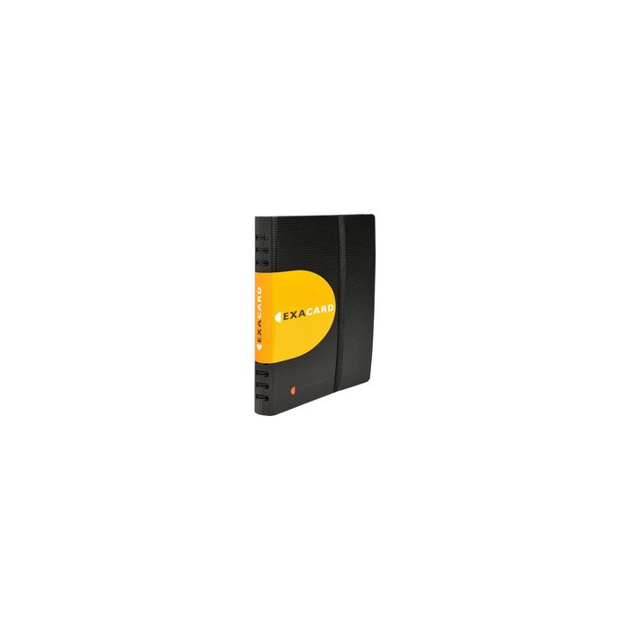 EXACOMPTA Classeur pour cartes de visite EXACARD, PP, noir