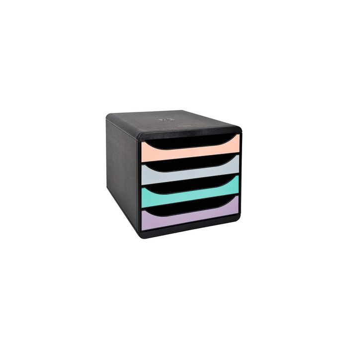 EXACOMPTA Module de classement BIG-BOX Aquarel, 4 tiroirs