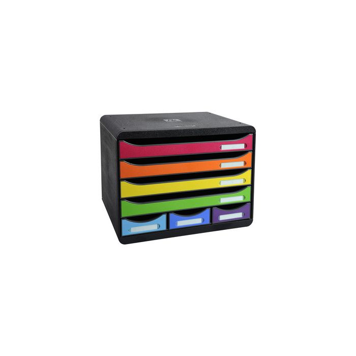 EXACOMPTA Module de classement STORE-BOX MINI, 7 tiroirs
