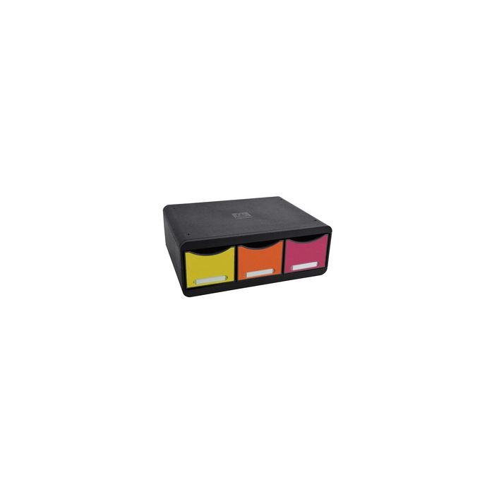 EXACOMPTA Module de classement TOOLBOX MAXI, 3 tiroirs