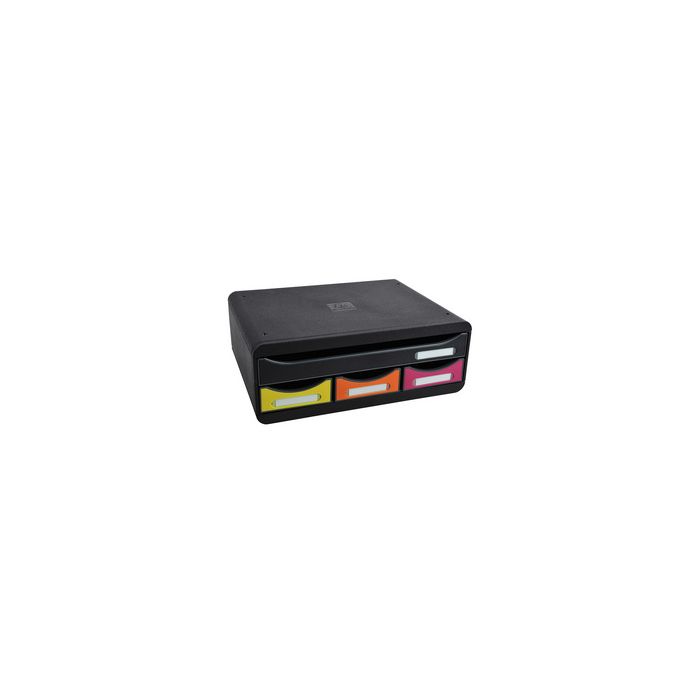 EXACOMPTA Module de classement TOOLBOX MINI, 4 tiroirs,