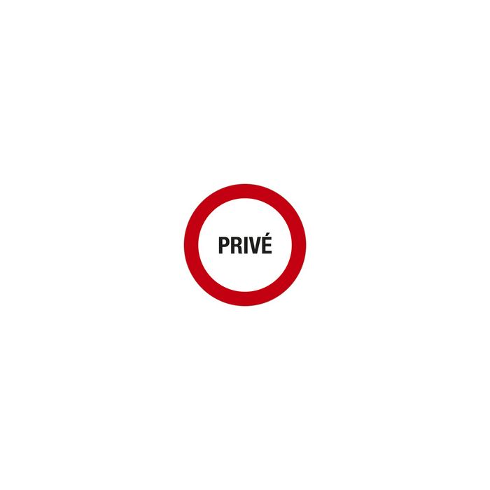 EXACOMPTA Panneau de signalisation "Privé"