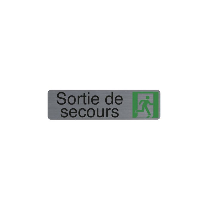 EXACOMPTA Plaque de signalisation "Sortie de secours"