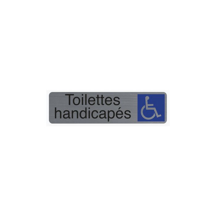 EXACOMPTA Plaque de signalisation "Toilettes handicapés"