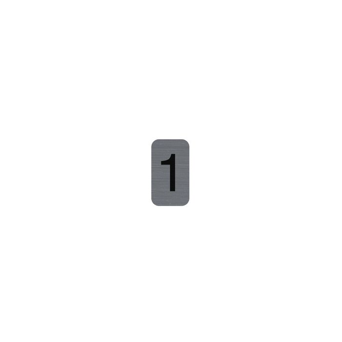 EXACOMPTA Plaque de signalisation chiffres "1", 25 x 44 mm