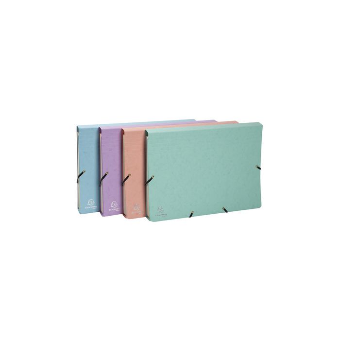 EXACOMPTA Pochette trieur Aquarel, 12 compartiments, assorti x4