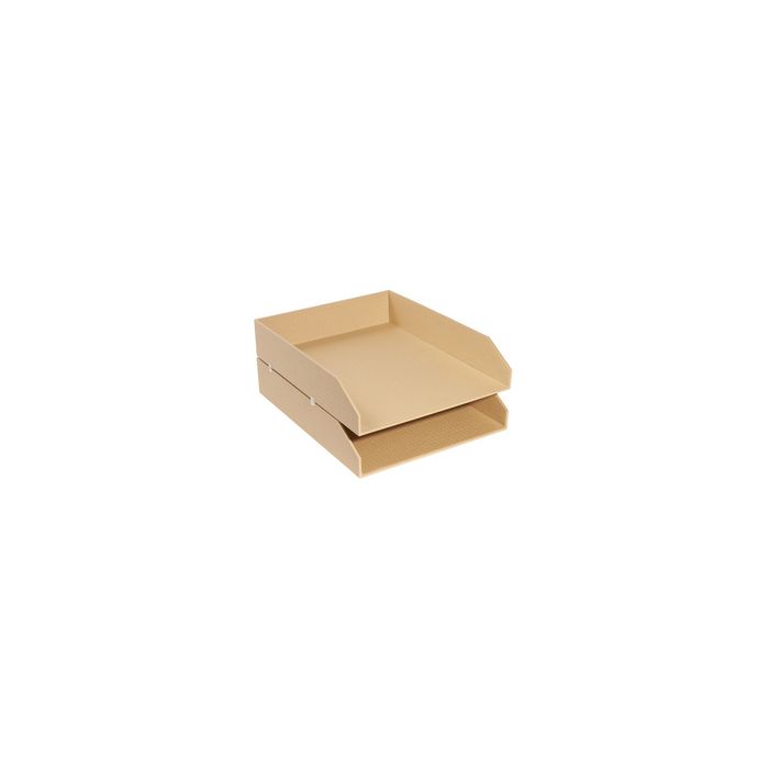 EXACOMPTA Set de corbeilles à courrier Office by Me, beige