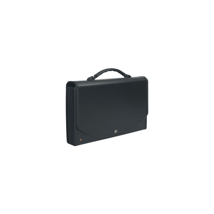 EXACOMPTA Trieur valisette EXACASE, 13 compartiments, noir