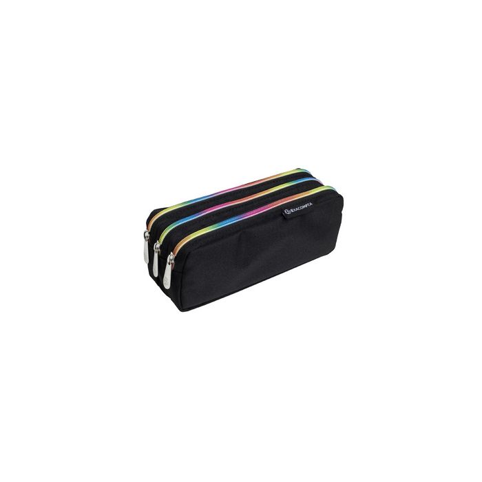 EXACOMPTA Trousse Rainbow, polyester, 3 compartiments