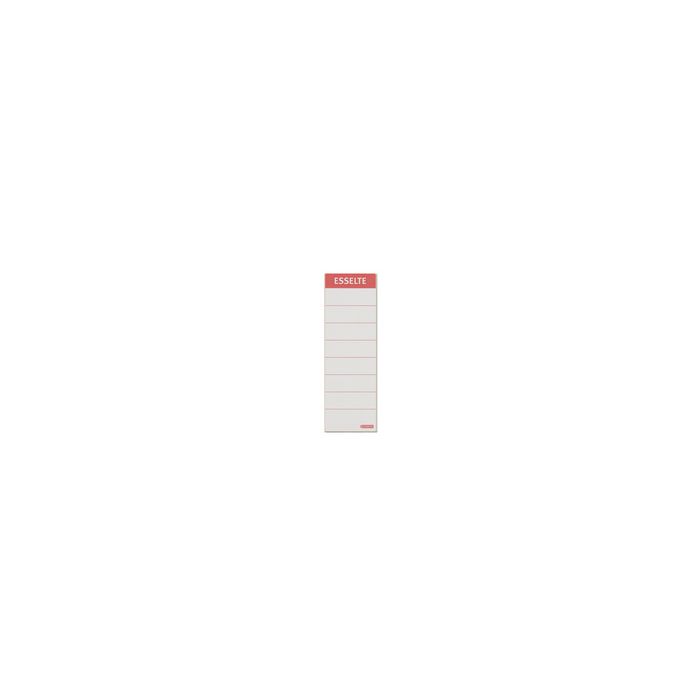 Esselte Etiquette pour dos de classeur, 60 x 190 mm, blanc