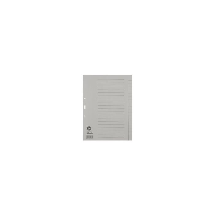 Esselte Intercalaires en papier naturel, uni, A4, 20 touches