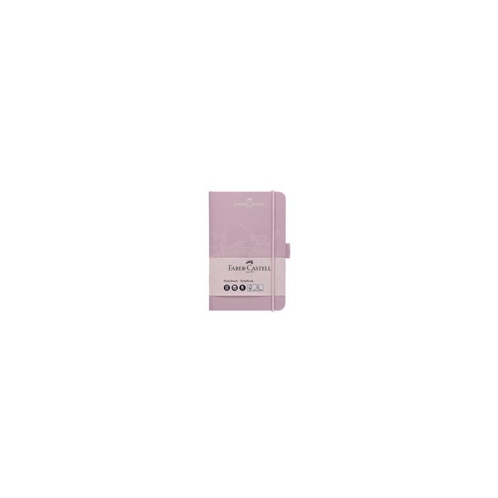 FABER-CASTELL Carnet, A6, quadrillé, rose
