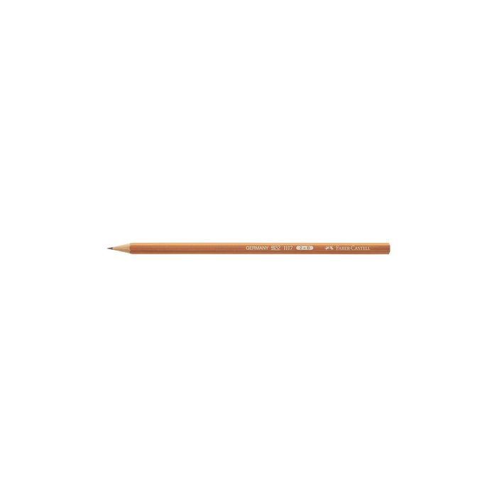 FABER-CASTELL Crayon 1117, hexagonal, degré de dureté: HB