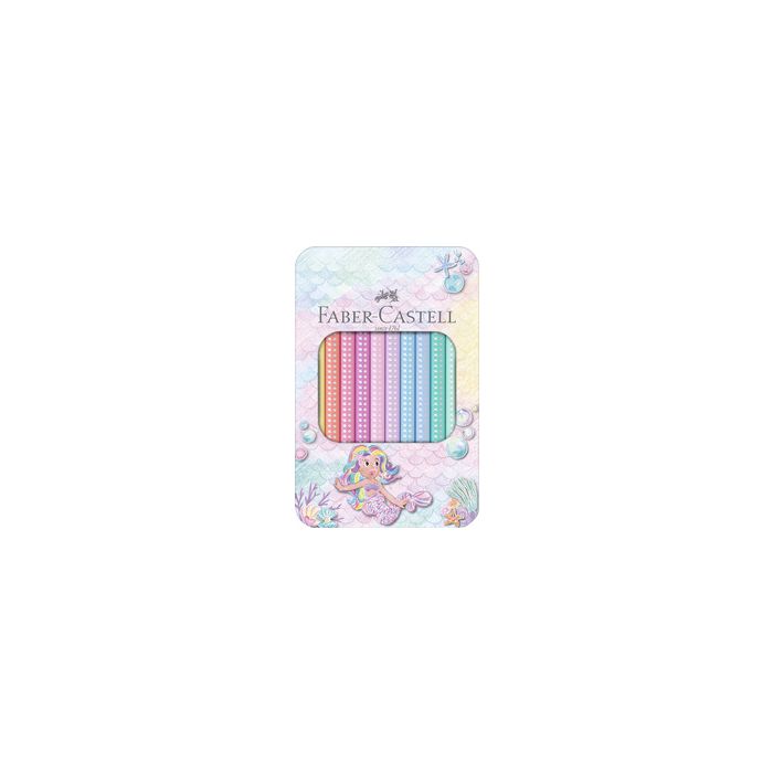 FABER-CASTELL Crayon de couleur Jumbo SPARKLE, étui de 10