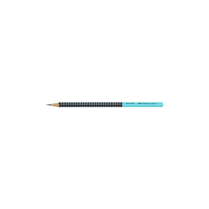 FABER-CASTELL Crayon graphite GRIP 2001 TWO TONE, turquoise